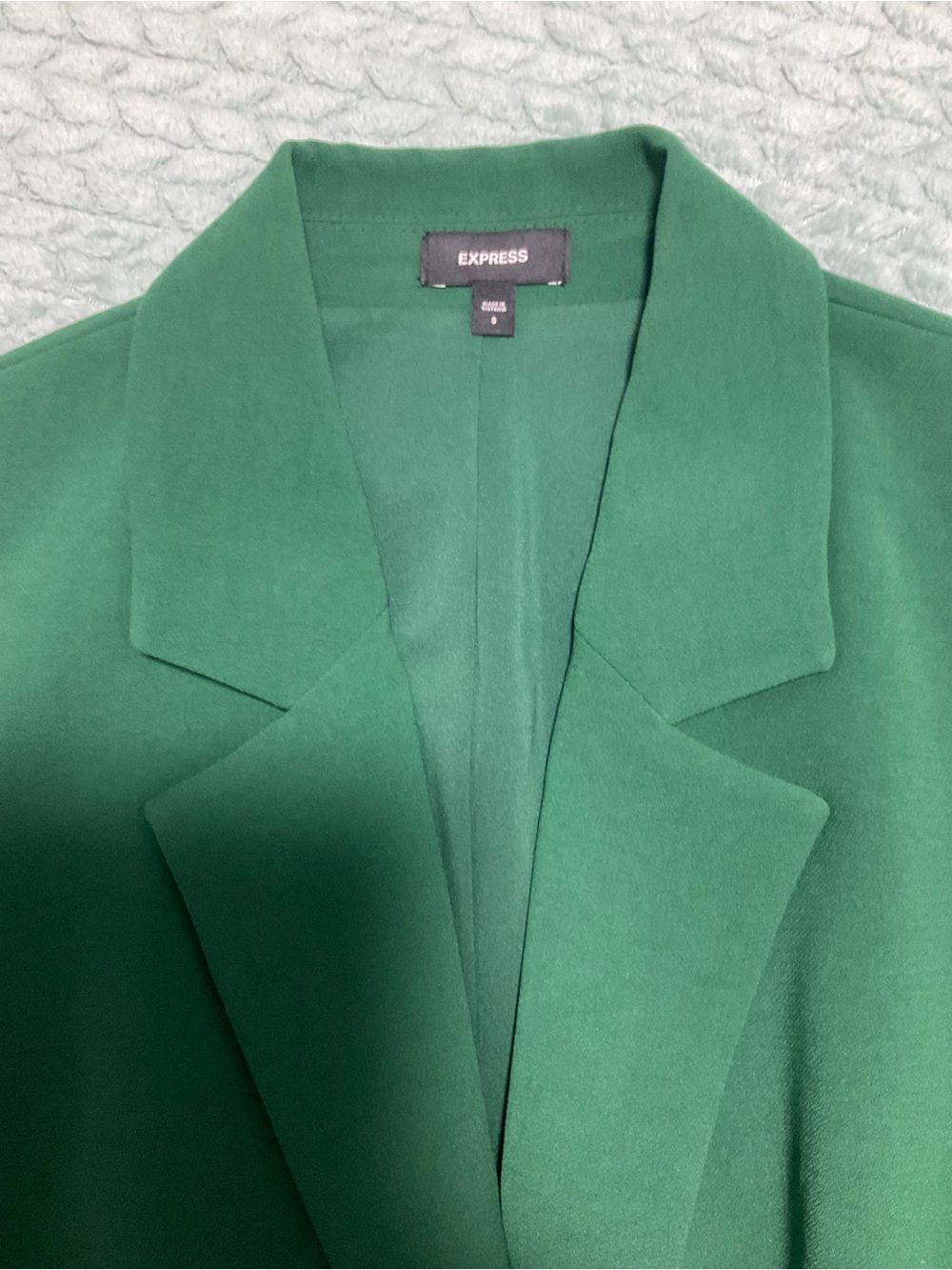 Express Women's Emerald Green Blazer Jacket